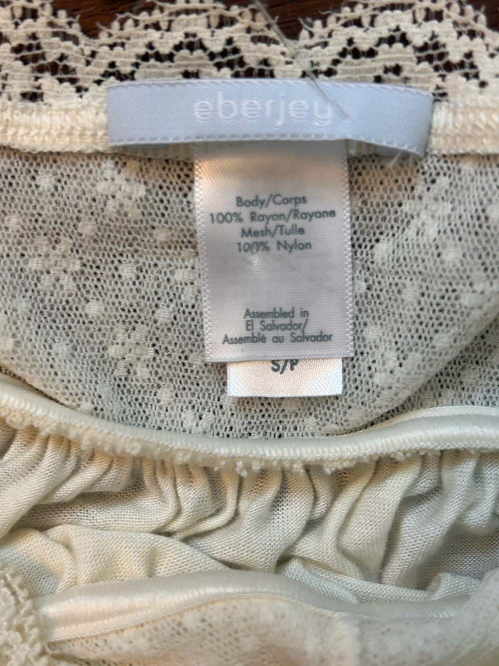 Eberjey Delirious Chemise in Ivory NWT - Picture 7 of 11